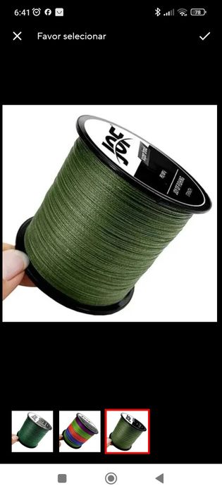 Fio pesca multifilar