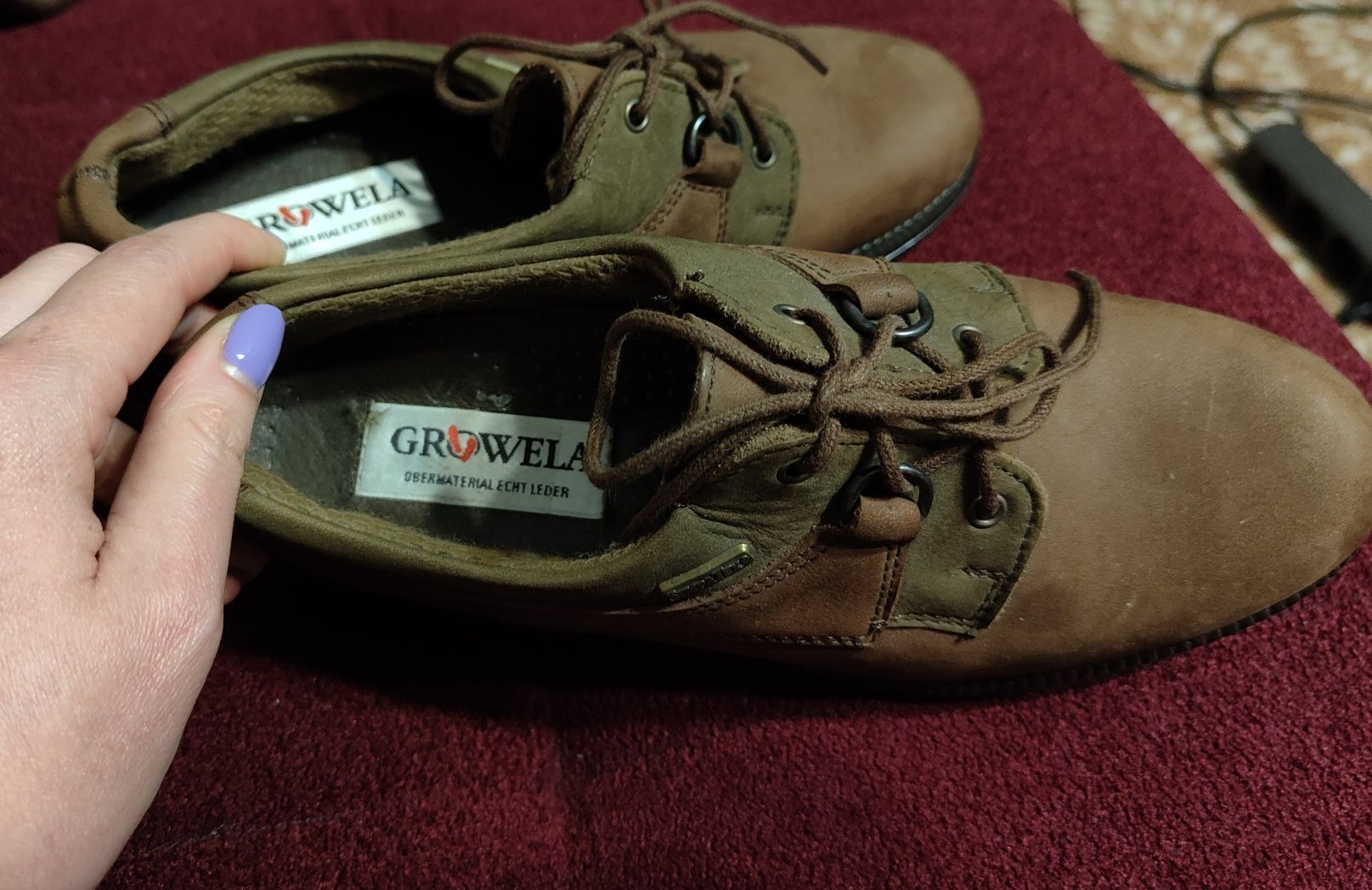 Шкіряні черевики Growela, 36 розмір