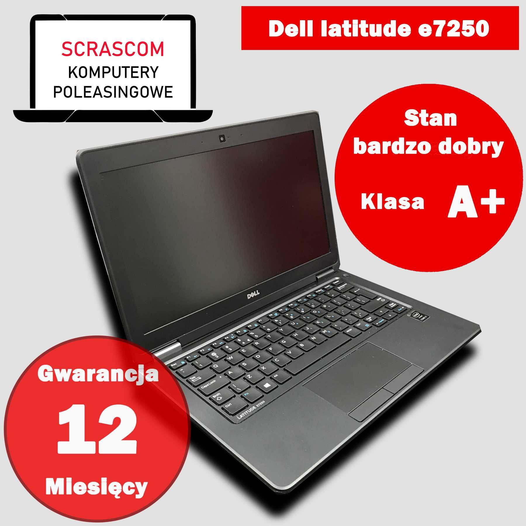 Laptop Dell latitude E7250 i5 8GB 240GB SSD Win 10 GWAR 12 msc