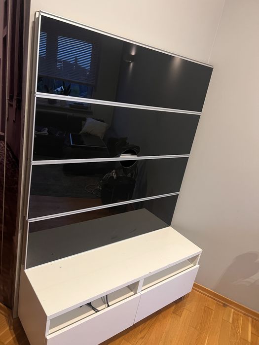 Zestaw pod Tv Ikea Framsta + uchwyt Tv