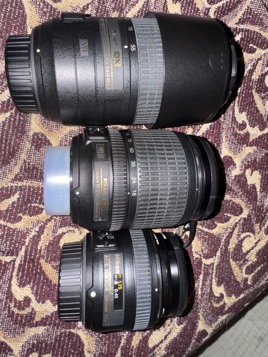 Обʼєктиви Nikon(ідеальний стан)