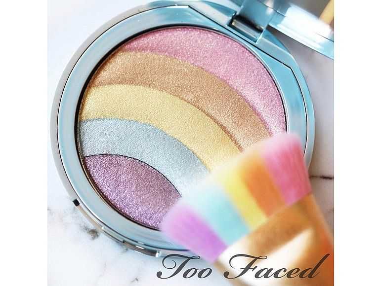 Rozświetlacz Too Faced Rainbow Strobe Highlighter + Pędzel GRATIS!!!