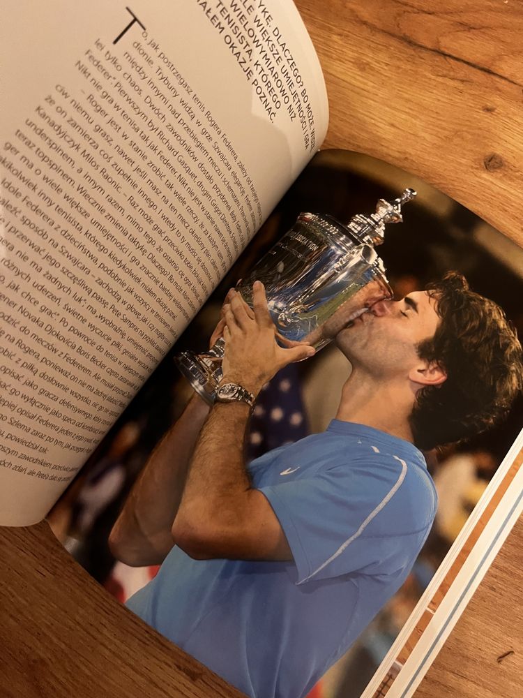 NOWA książka tenis ziemny Roger Federer na prezent