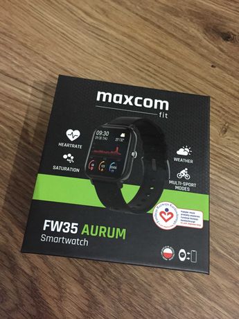 NOWY SmartWatch Maxcom Fit FW35 Aurum Czarny