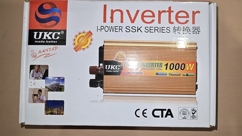 Інвертор UKC 1000W.   12-220в.