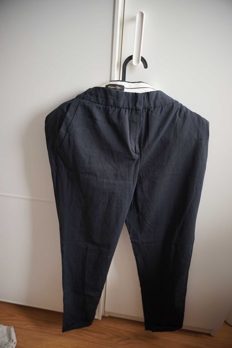 Czarne spodnie, eleganckie, Massimo dutti