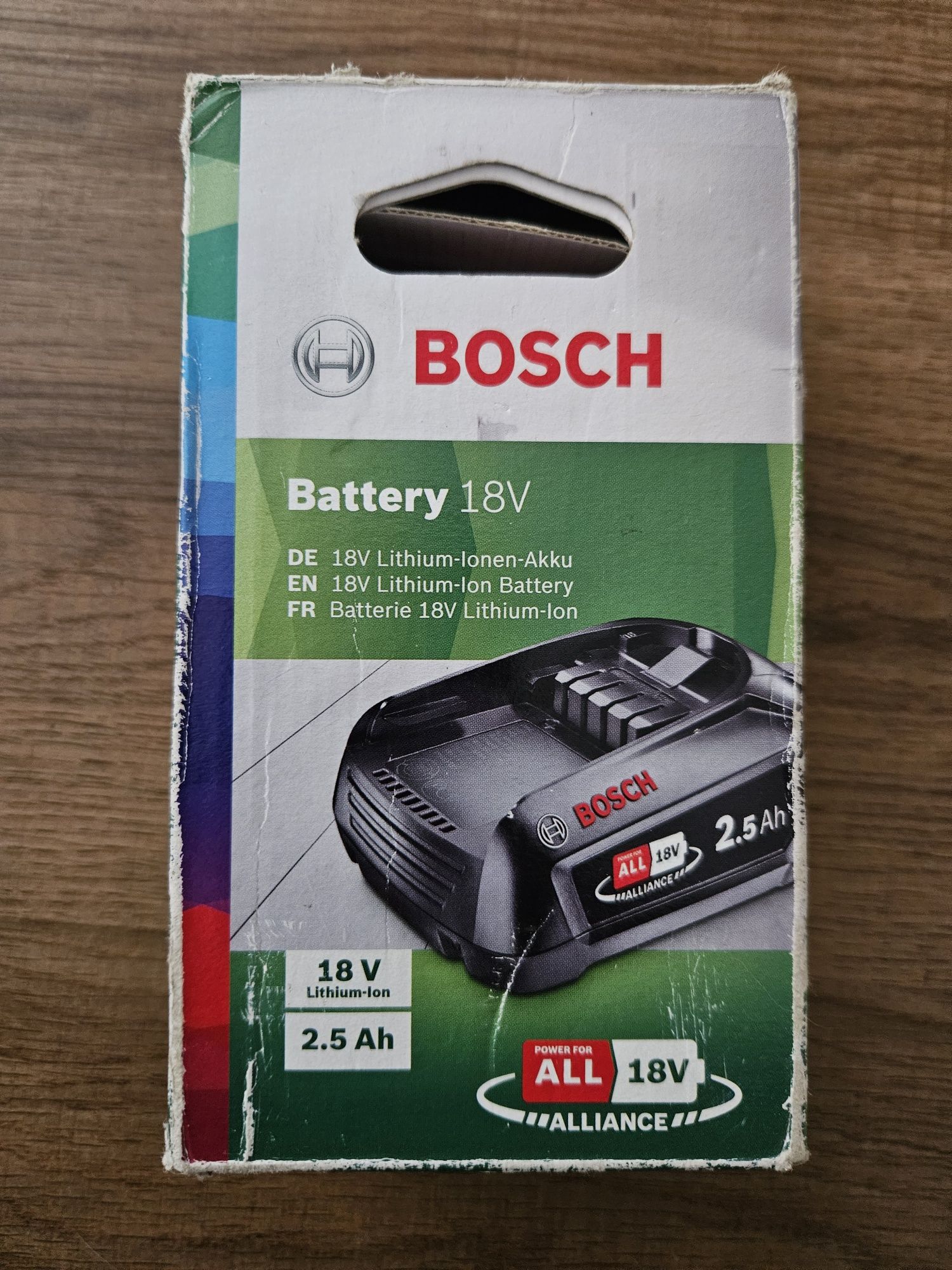 Akumulator BOSCH 2.5Ah 18V