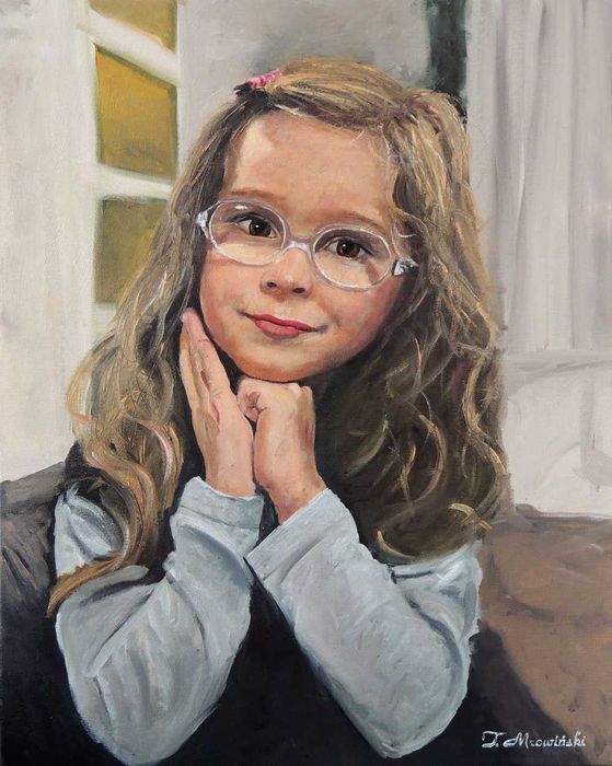Portrety na zamówienie portret olejny Tomasz Mrowiński
