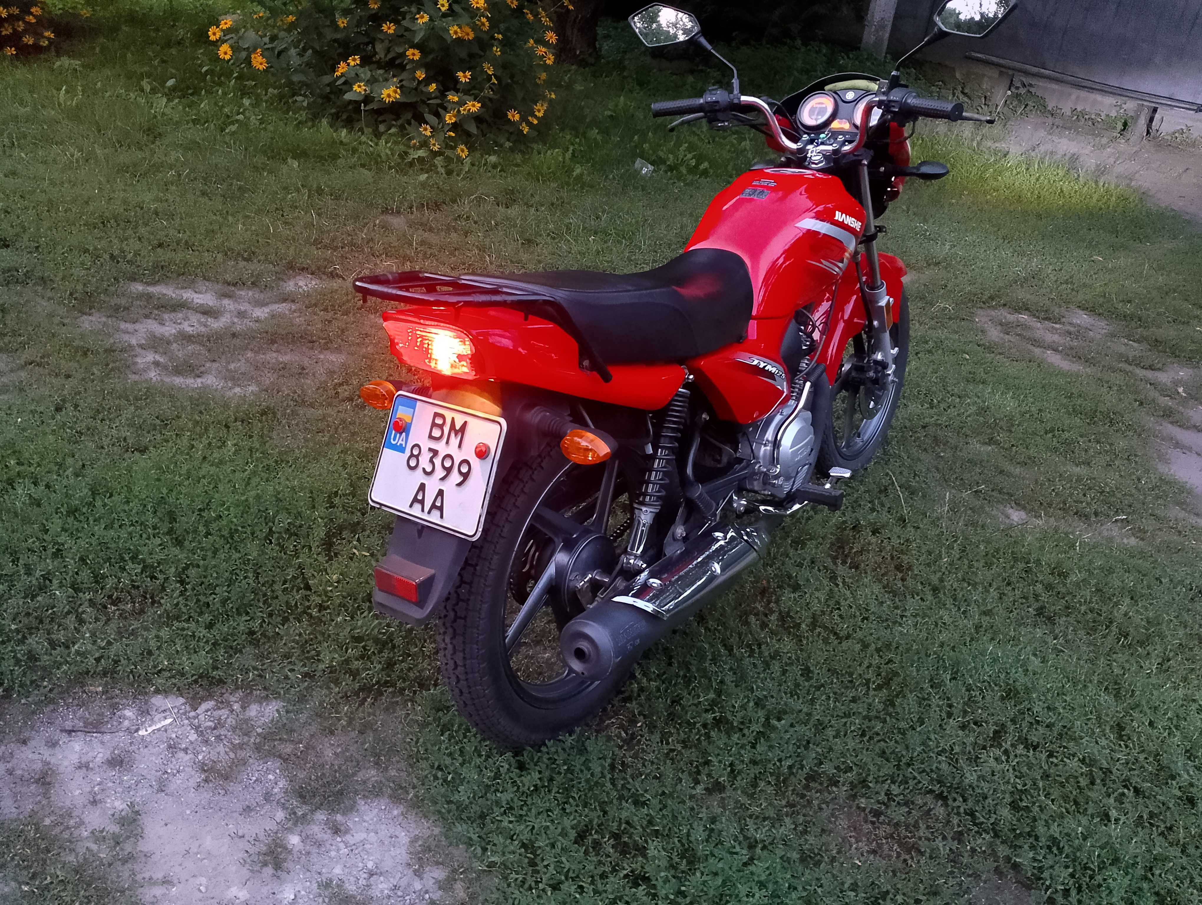 Продам гарний мотоцикл jianshi -125, yamaha ybr -125