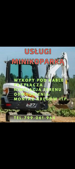 Usługi minikoparką wykopy