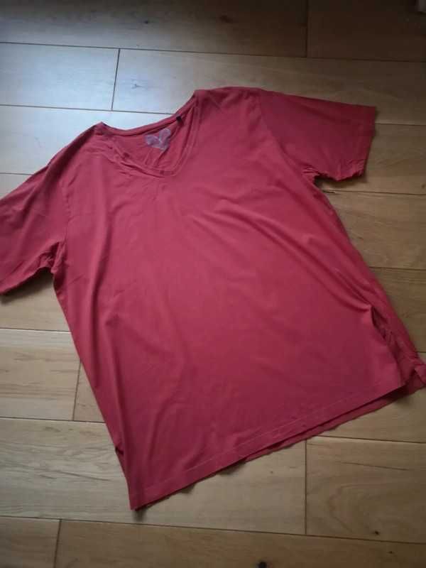 Ulla Popken bluzka t-shirt pomarańczowy r. 50/52 XXL