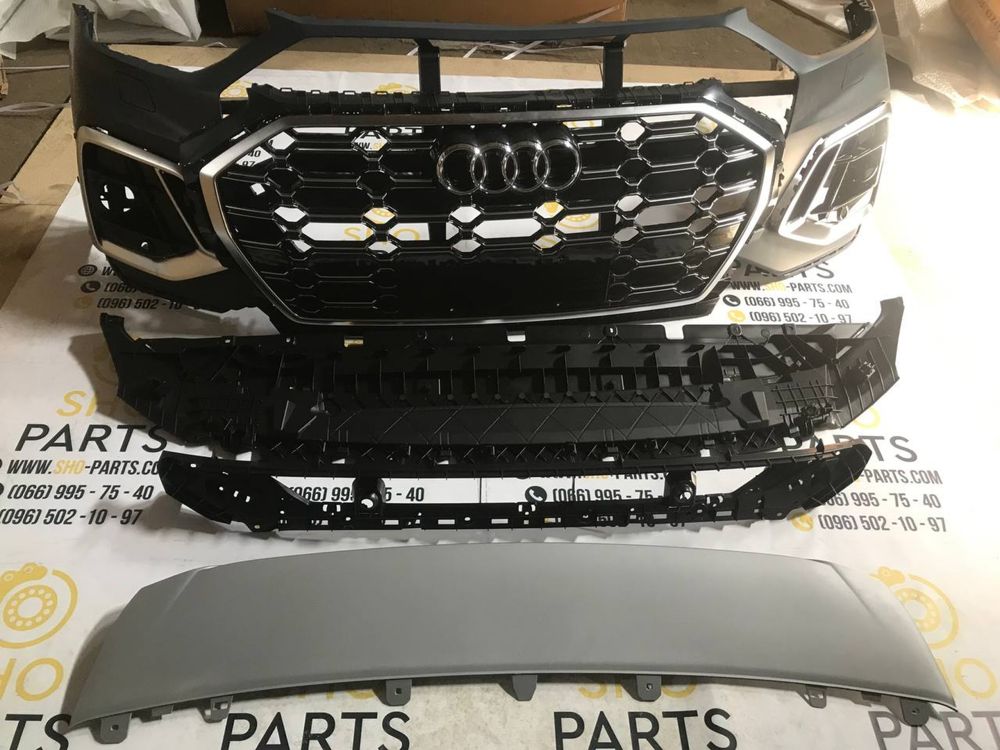 бампер рестайлінг  audi q5 80a 2021 2022 2023 2024 s-line комплектний