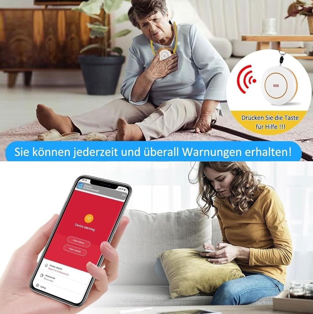 ChunHee Tuya inteligentny dzwonek alarmowy dla starszych pacjentów R10