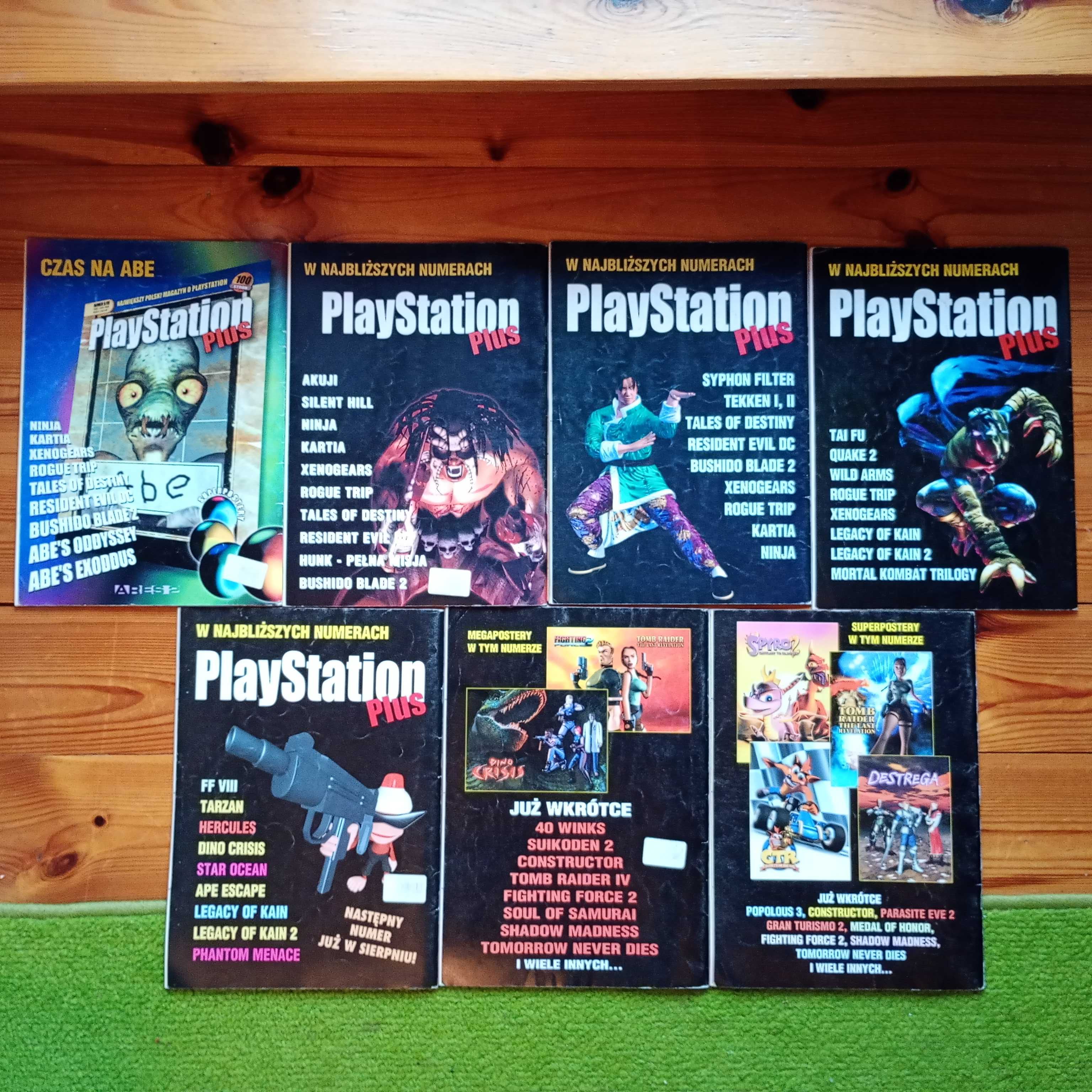 Magazyn Play Station z 1999r. 7 numerów