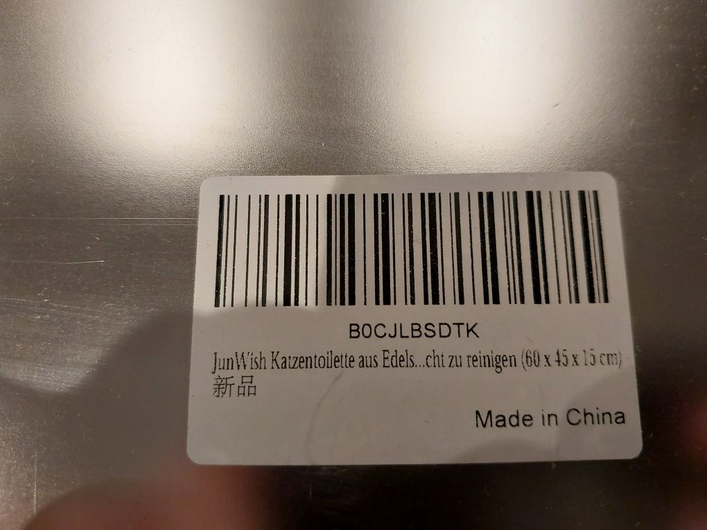 Kuweta JunWish Dla Kotów I Królików Metalowa (60 x 45 x 15 cm)