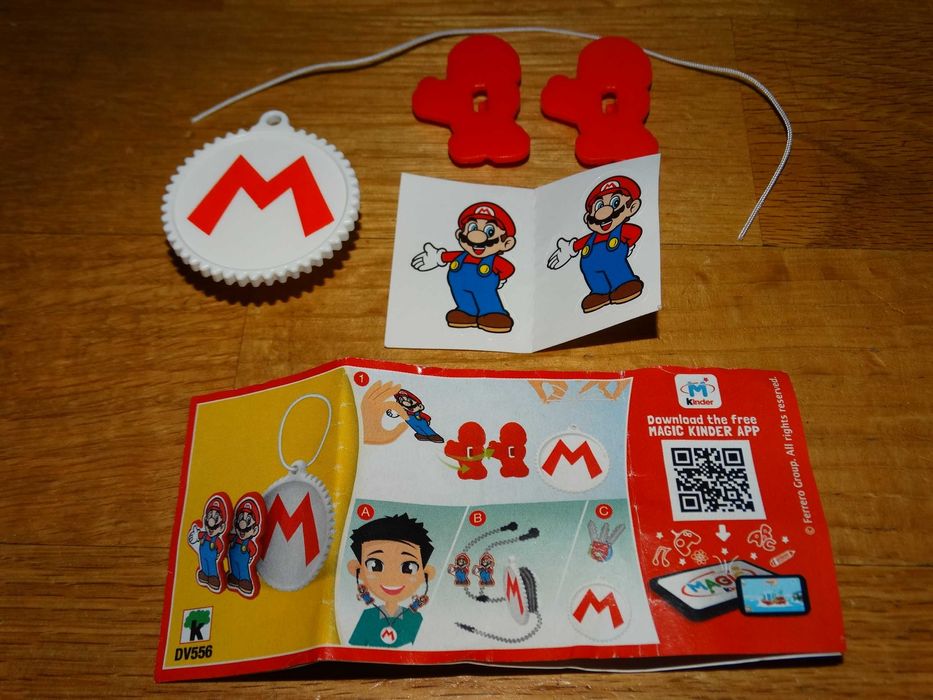 Brelok do kluczy Super Mario Kinder niespodzianka JOY DV556 Nowy