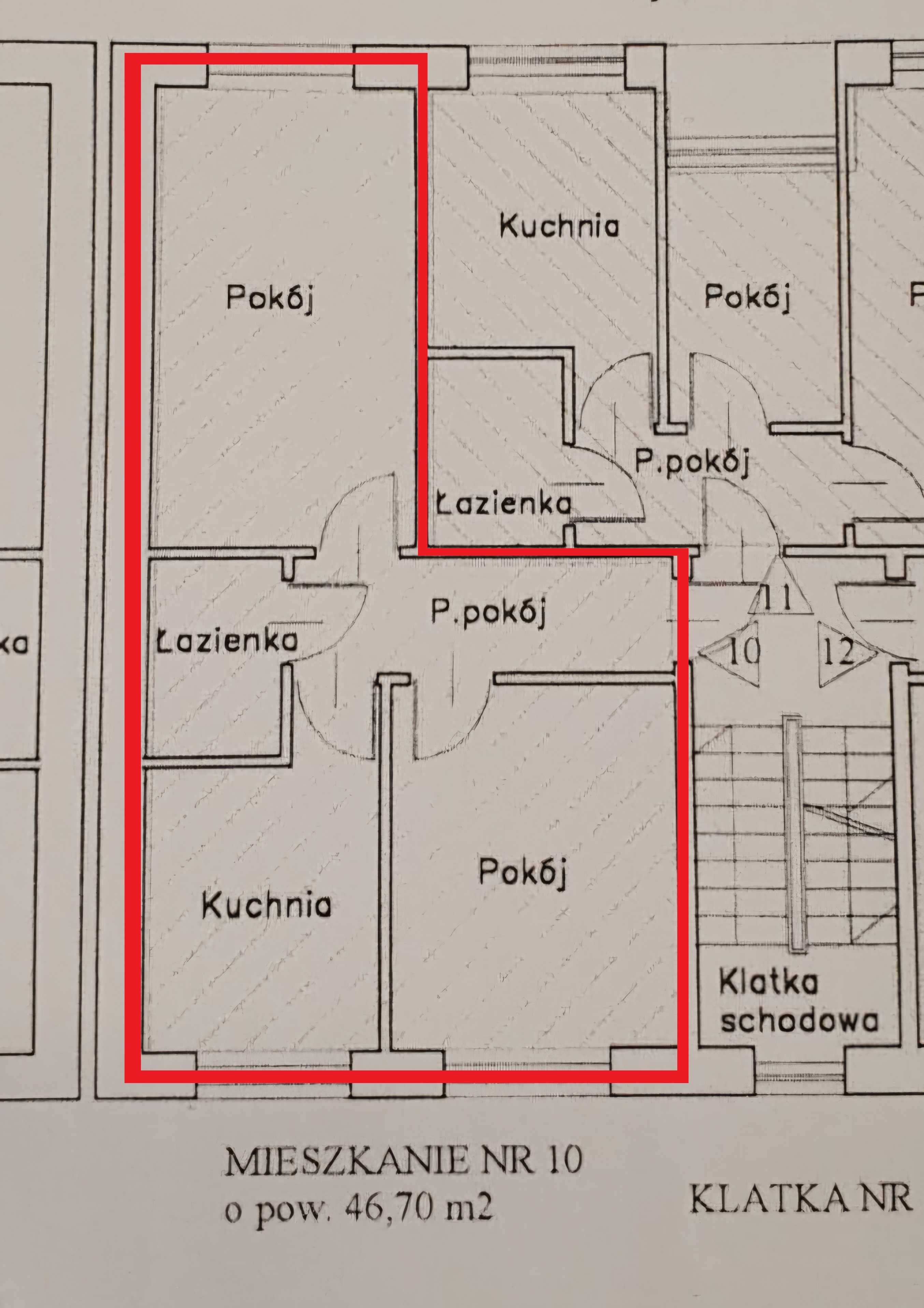 Sprzedam mieszkanie 47 m² – Chorzów, ul. Dąbrowskiego 42