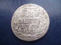 Stare monety 2 albus 1708 Niemcy srebro