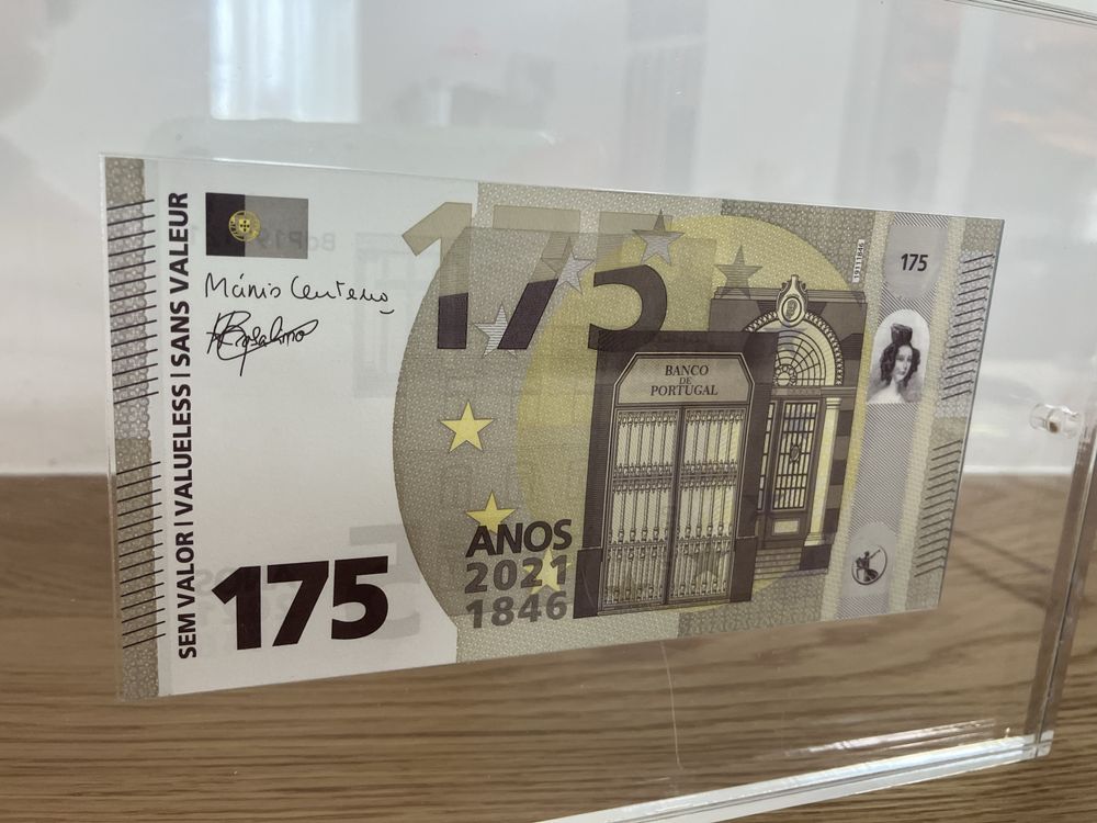 Nota 175 Comemorativa Euro