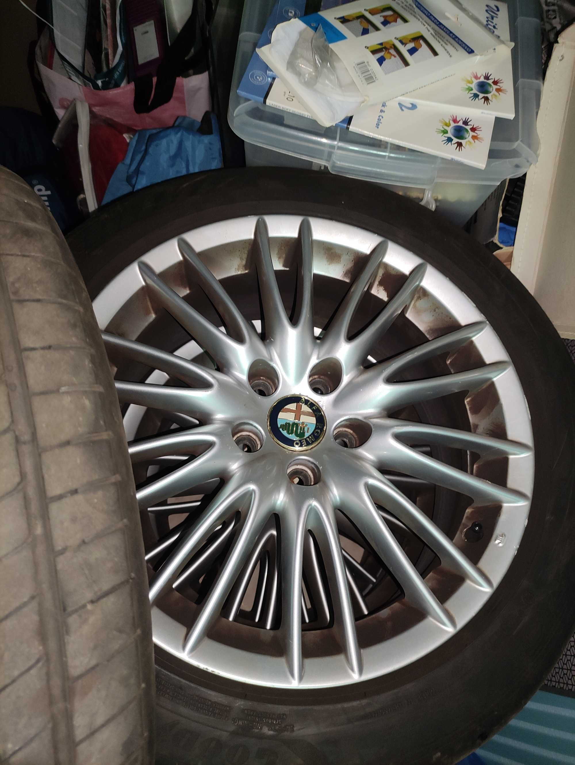 Jantes 17 5x110 Alfa Romeu c Pneus
