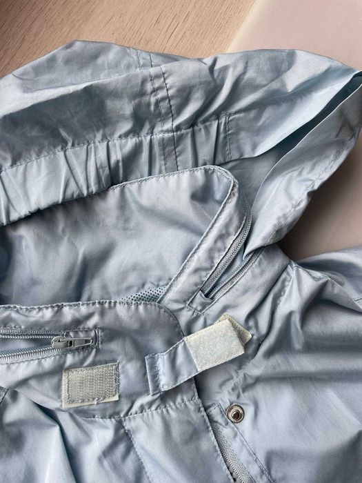 Parka azul clara com capucho S