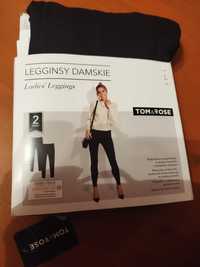 Leginsy legginsy damskie L nowe dwupak