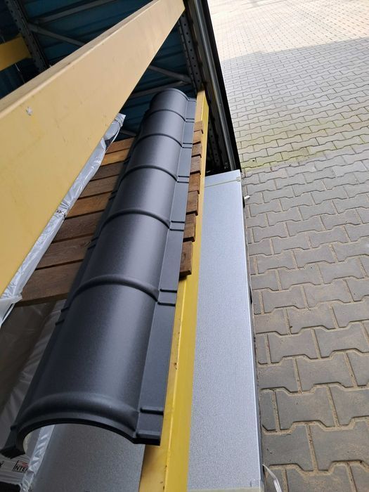 Blacha falista trapezowa T-20 , 1 klasa czarny RAL 9005, dachowa 3m