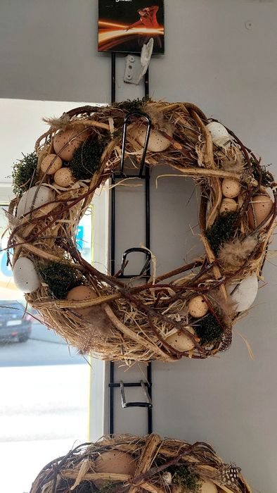 Wielkanoc wieniec na drzwi na stół stroik wielkanocny U TIGERA sklep