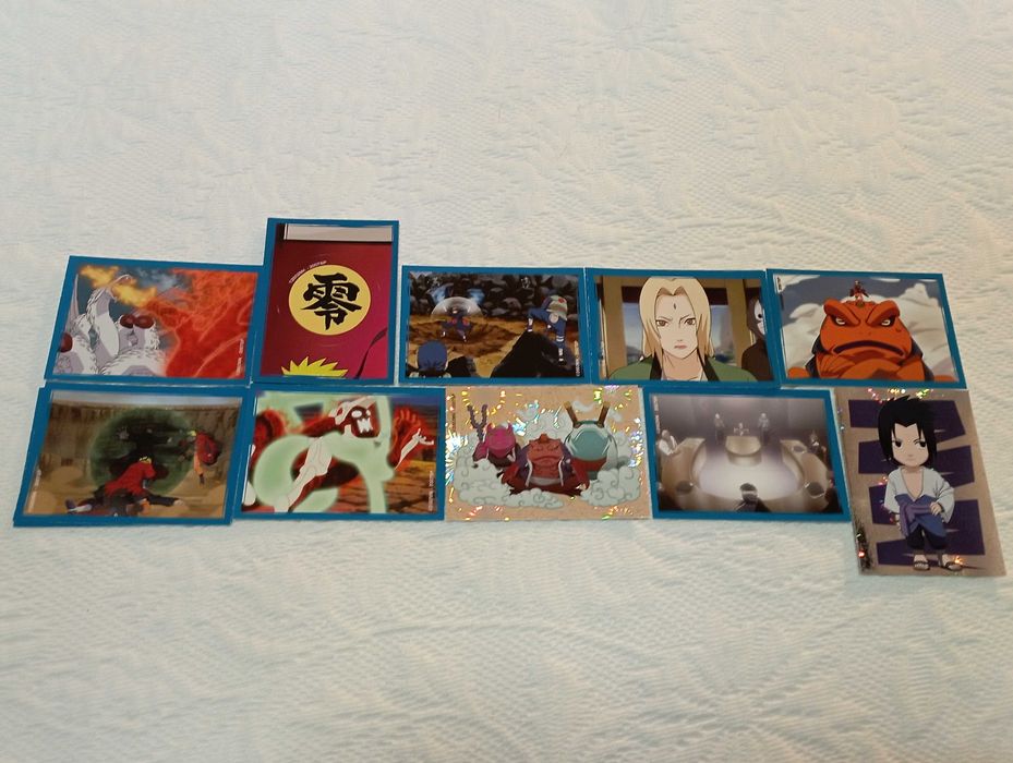 lote de 112 cromos naruto shippuden