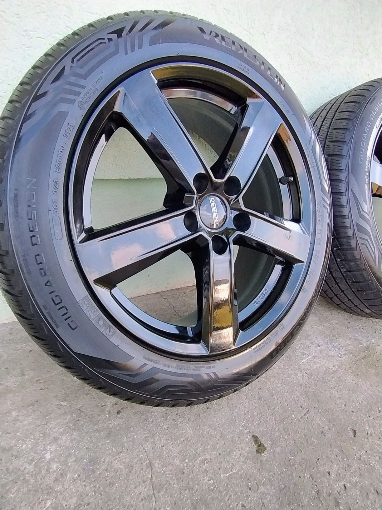 DEZENT R18 5x114,3 Jak nowe!!! Hyundai.Kia.Toyota.Dodge!