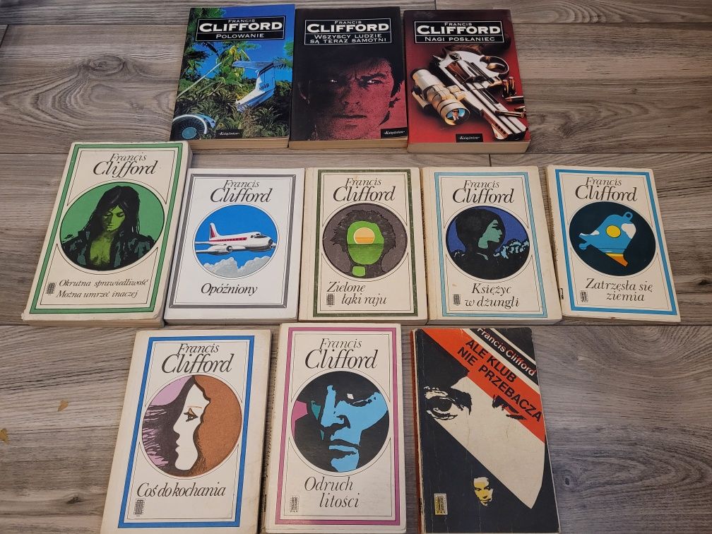 Clifford Francis tytuły wewnątrz komplet