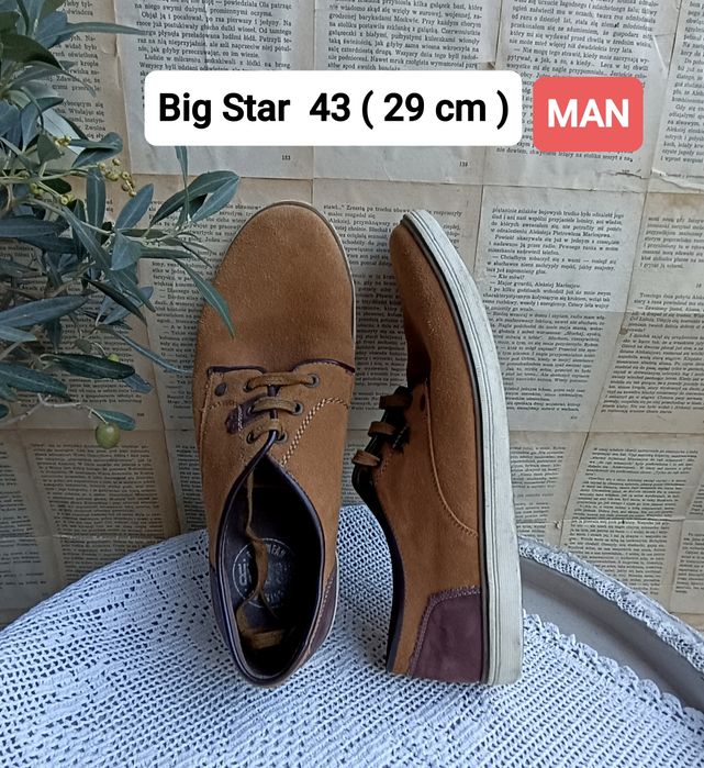 Współczesne Zamszowe półbuty Chukka Sneakers 43 (29 cm)
