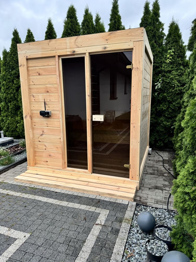 SAUNA ogrodowa elektryczna wifi HARVIA 3-5 osób montaż cały kraj