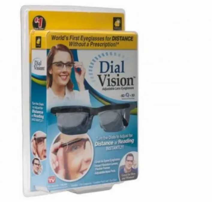 Очки с регулировкой линз Dial Vision  (от -6D до +3D)