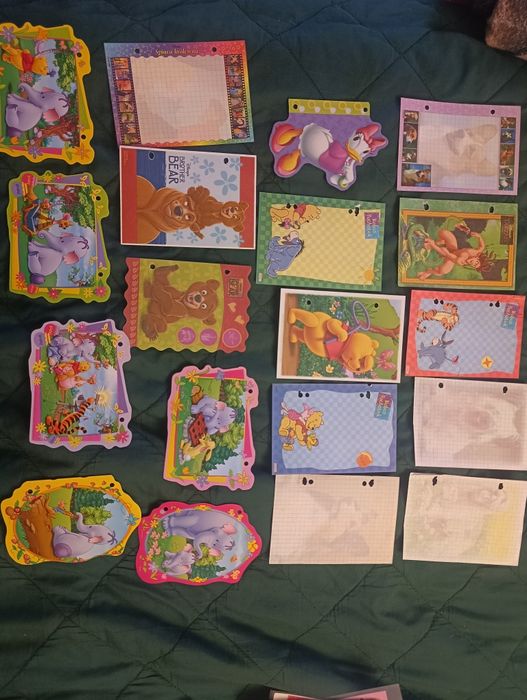 Karteczki kolekcjonerskie lat 90 i nie tylko Disney