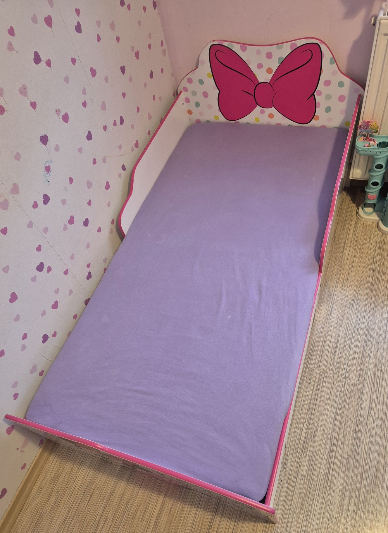 Łóżko łóżeczko Myszka Minnie z materacem