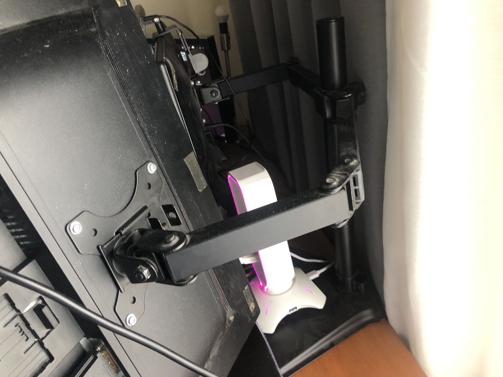 Suporte de 2 monitores com pé