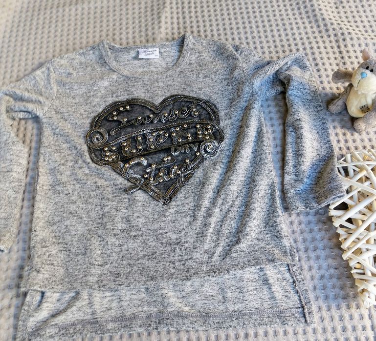 Milusi sweterek, bluzeczka firmy Brezze Girls 134 cm