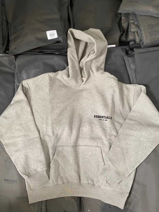 Fear of God Essentials Bluza z kapturem unisex z małymi literami  s