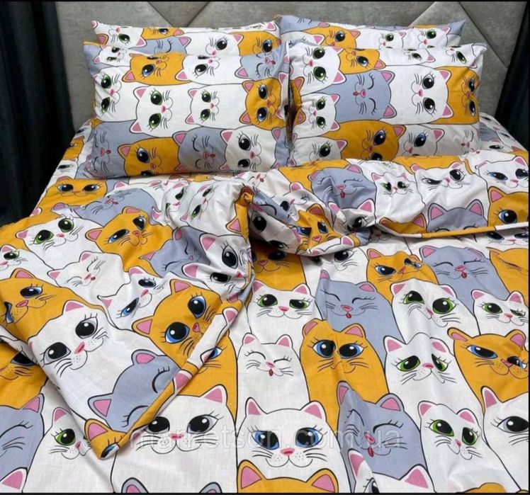 Постільна білизна,постіль, полуторка