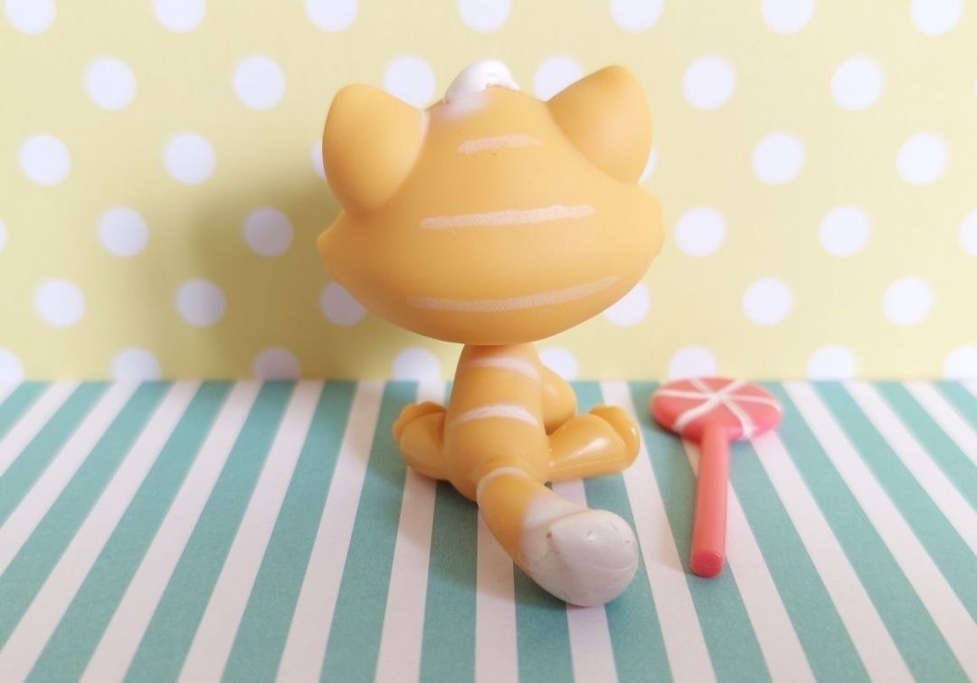 Littlest Pet Shop LPS unikatowy kot Tabby #349
