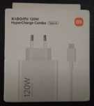 Carregador rápido Xiaomi 120 W com cabo USB-C. Novo