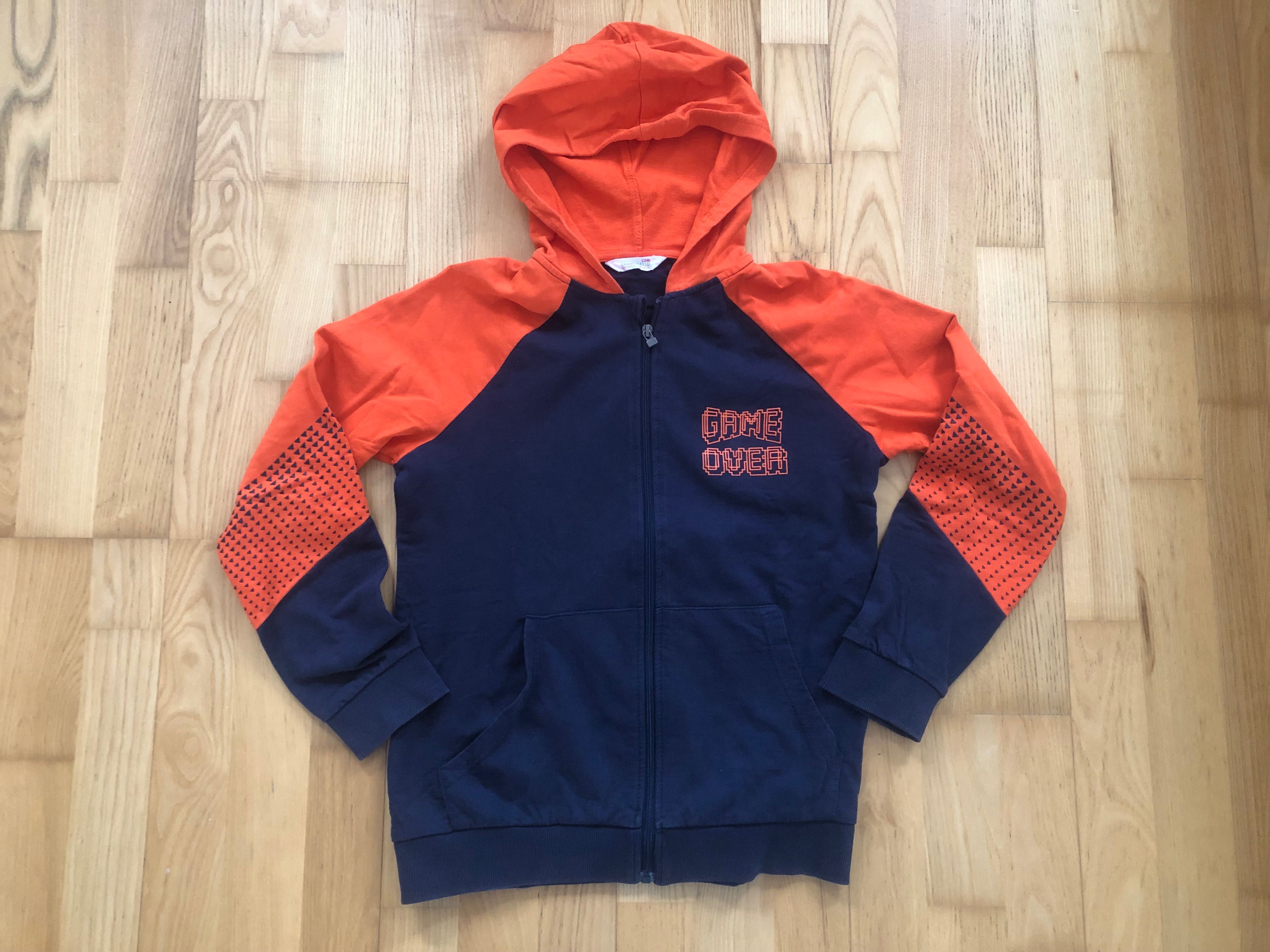 Bluza rozpinana z kapturem, Coccodrillo, rozm. 158