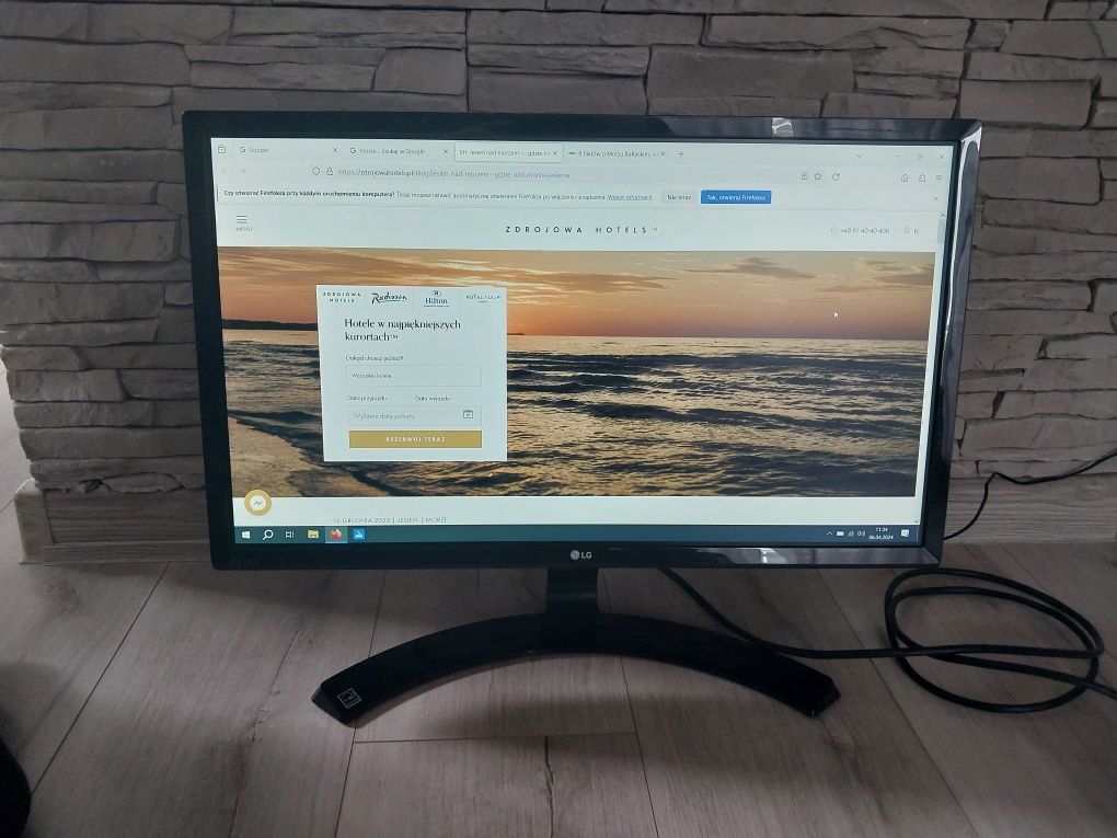 Monitor LG 22MP58VQ 22cale HDMI  IPS