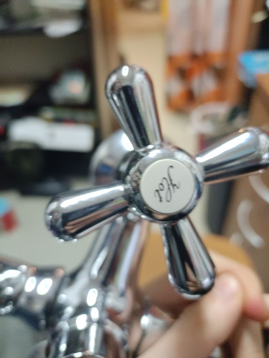 Bateria Ścienna Wannowa Obrotowa Styl Retro