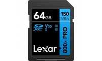 Карта пам'яті SD Lexar 800x Pro 64 gb