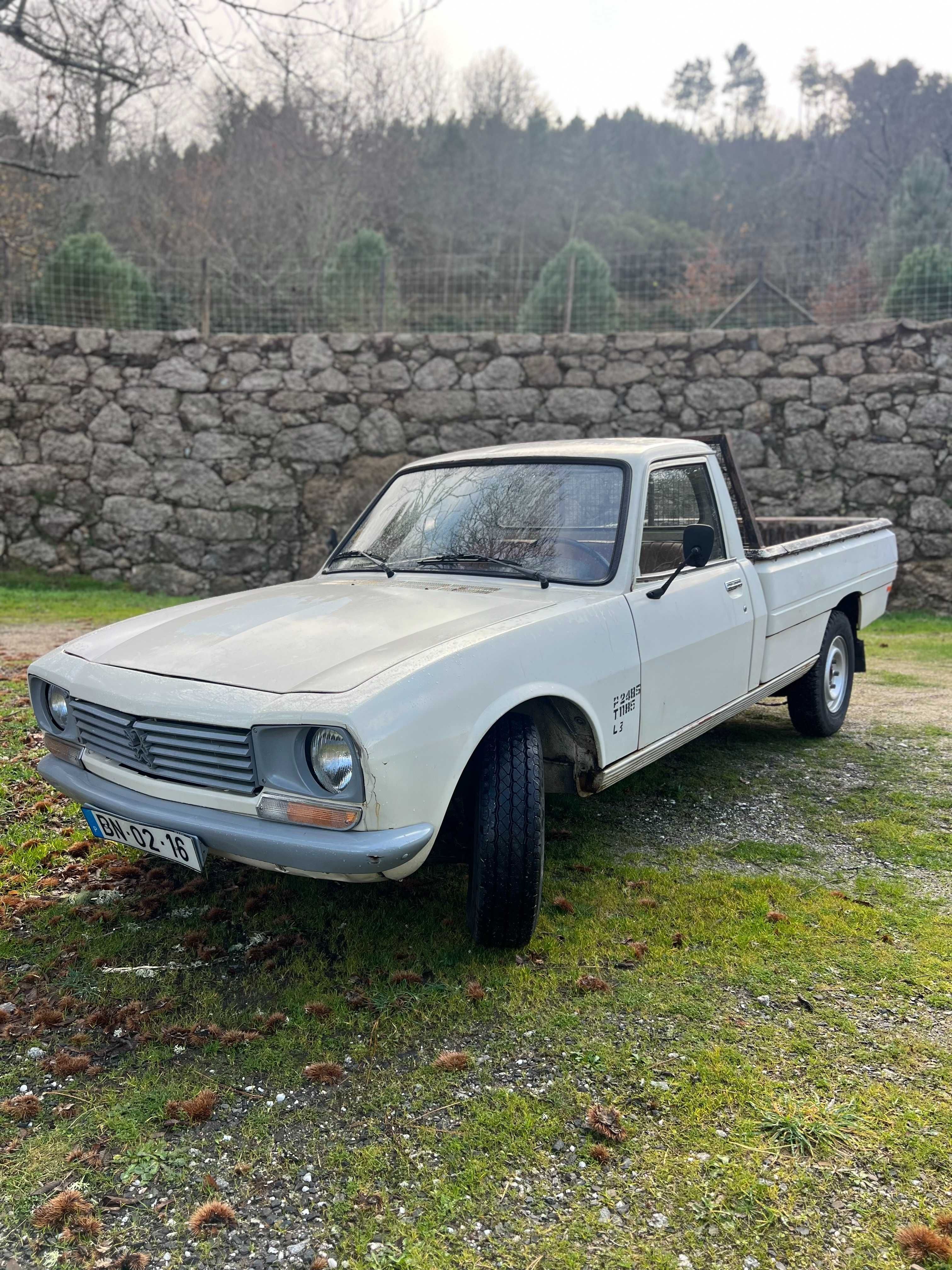 Peugeot 504 Pick up 1979 caixa metálica