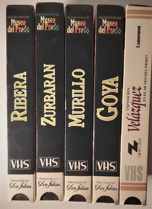 Filmes VHS Pintores Espanhóis