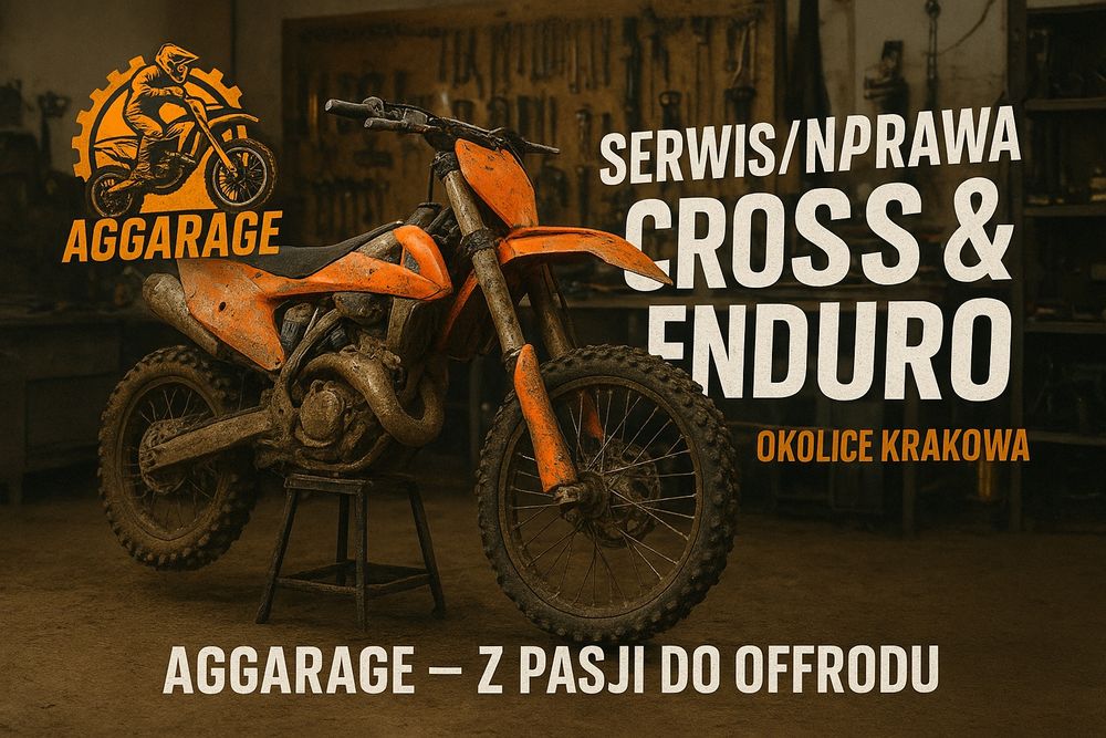 Naprawa i Serwis Cross & Enduro – z pasji od 7 lat | AGGarage