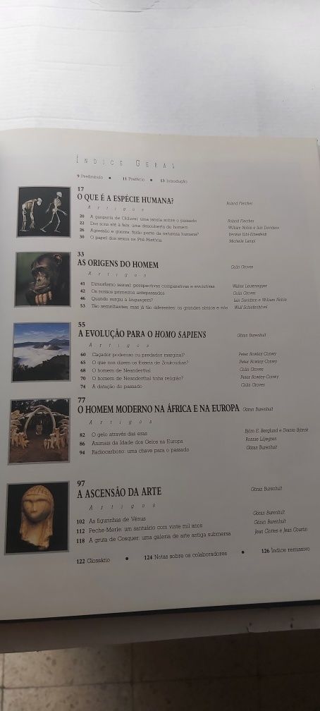 Enciclopédia Ilustrada "O AMANHECER DA HUMANIDADE: Os Primeiros Homens